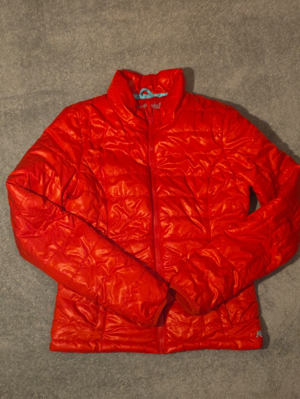 Aeropostale Red Quilted Puffer Jacket